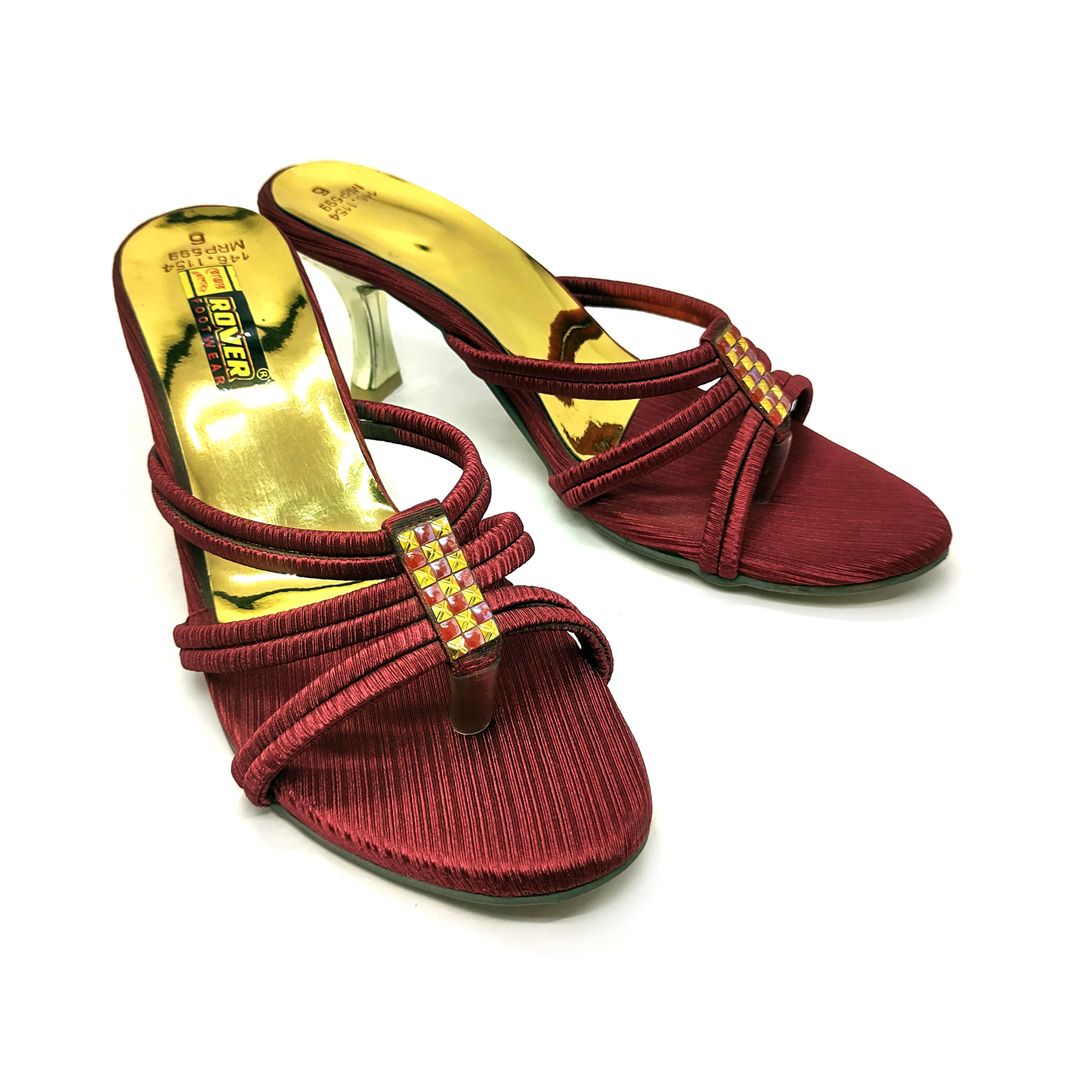 Buy DressBerry Women Mustard Yellow Solid Sandals - Heels for Women 4379936  | Myntra