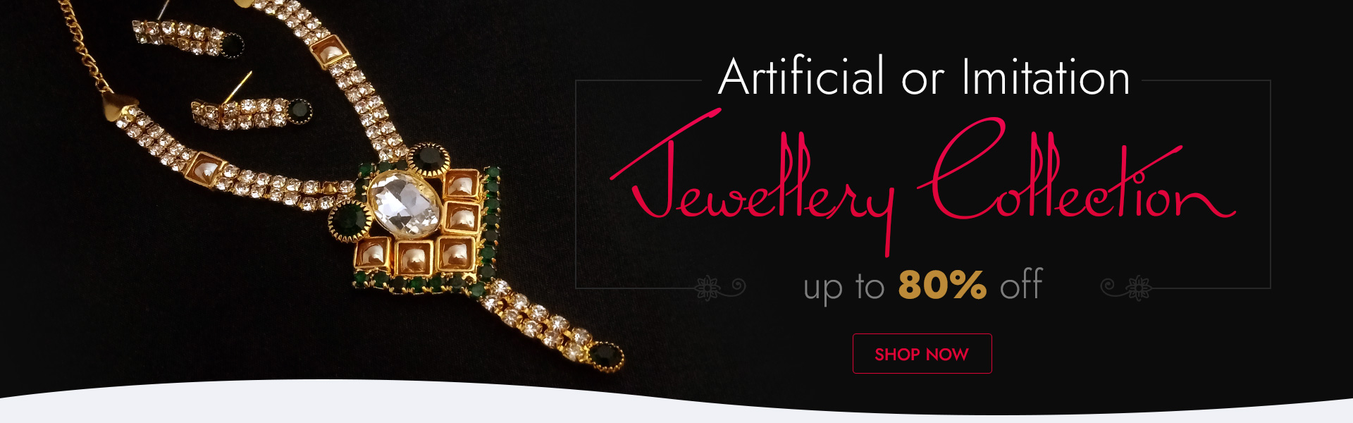 Artificial or Imitation Jewellery Collection up to 80% off