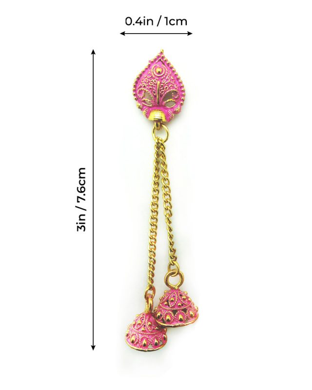 Long Chain Jhumka Earrings for Women &amp; Girls
